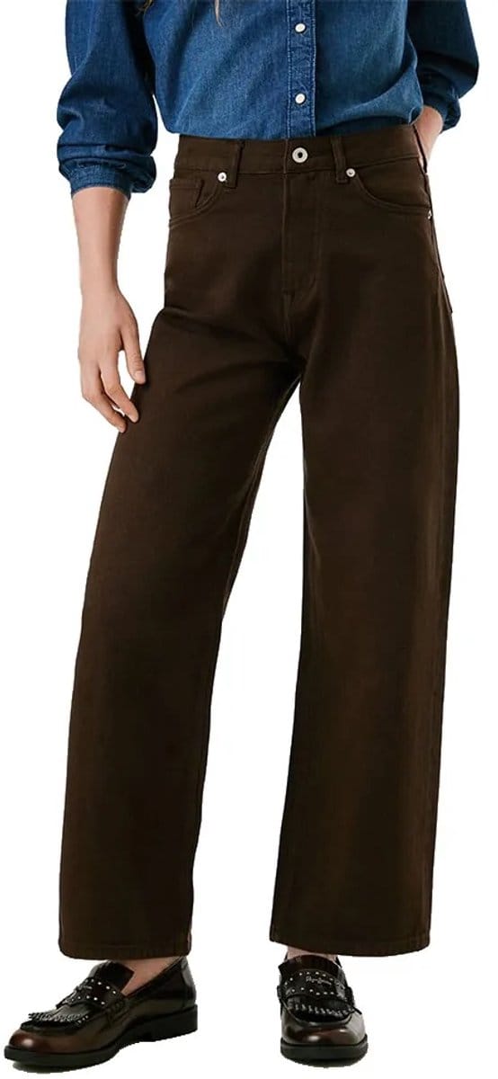 Pepe Jeans Lexa Straight Hoogzittende Jeans Bruin 29 / 32 Vrouw