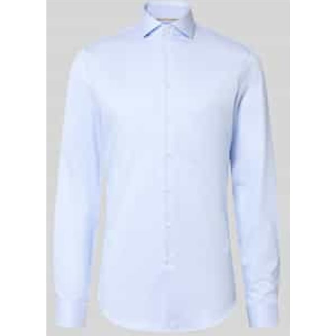 slim fit zakelijk overhemd met extra lange mouw