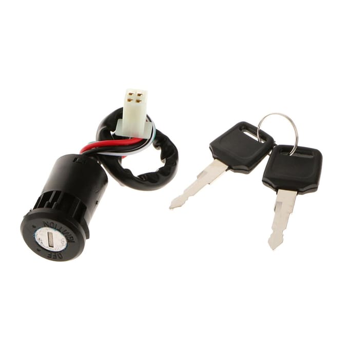 Contactslotschakelaar 4 draads voor 50-250cc Mini Quad ATV crossmotor-scootermotorfiets