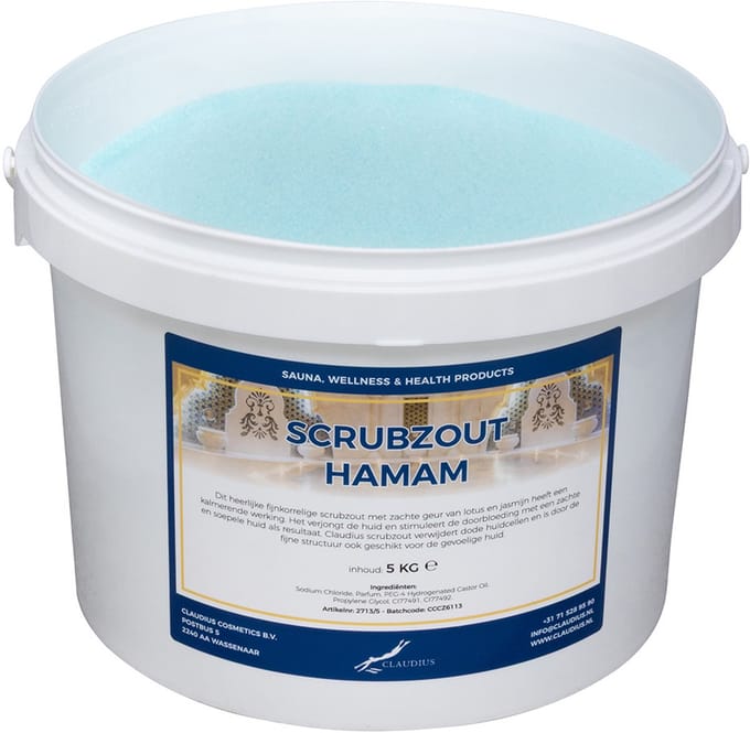 Scrubzout Hamam - 5 KG - Hydraterende Lichaamsscrub
