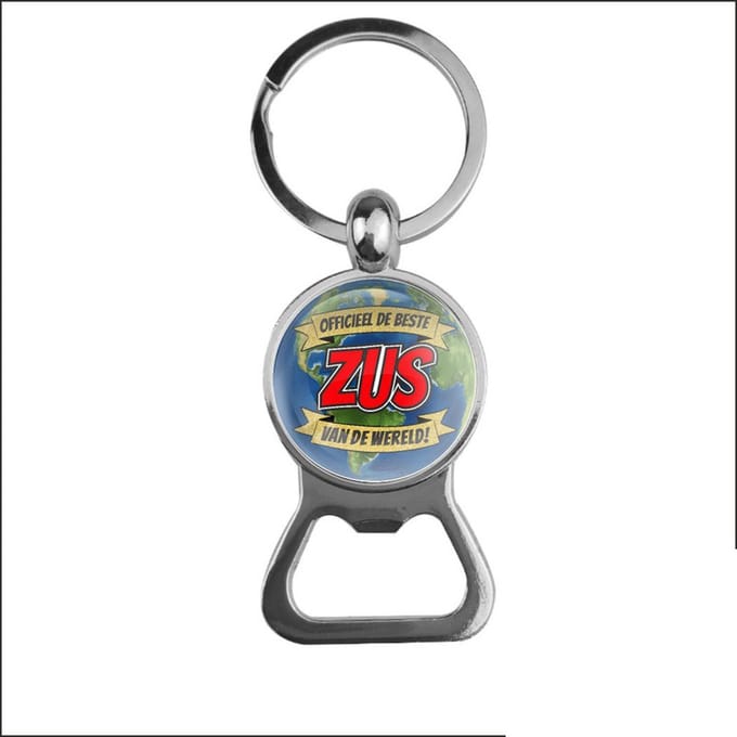 Bieropener Glas - Officieel De Beste Zus Van De Wereld