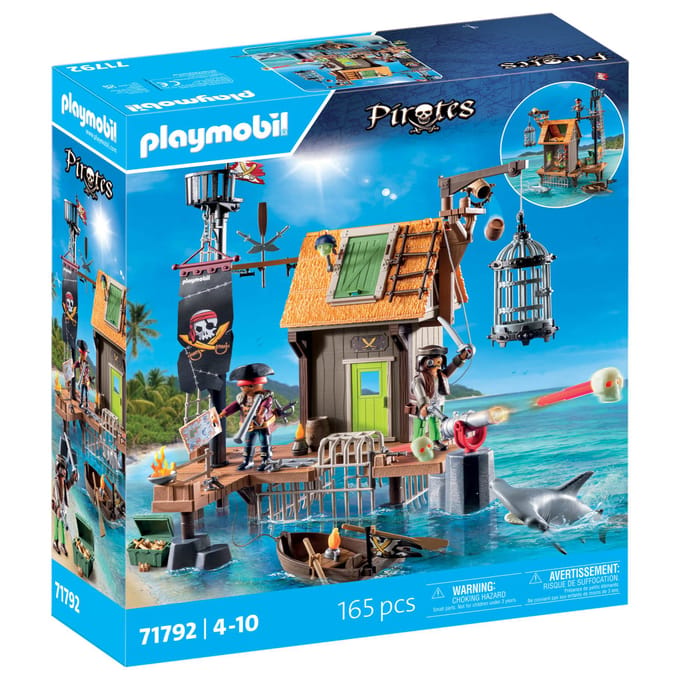Piratenhaven simulator spel + gevangenis Playmobil