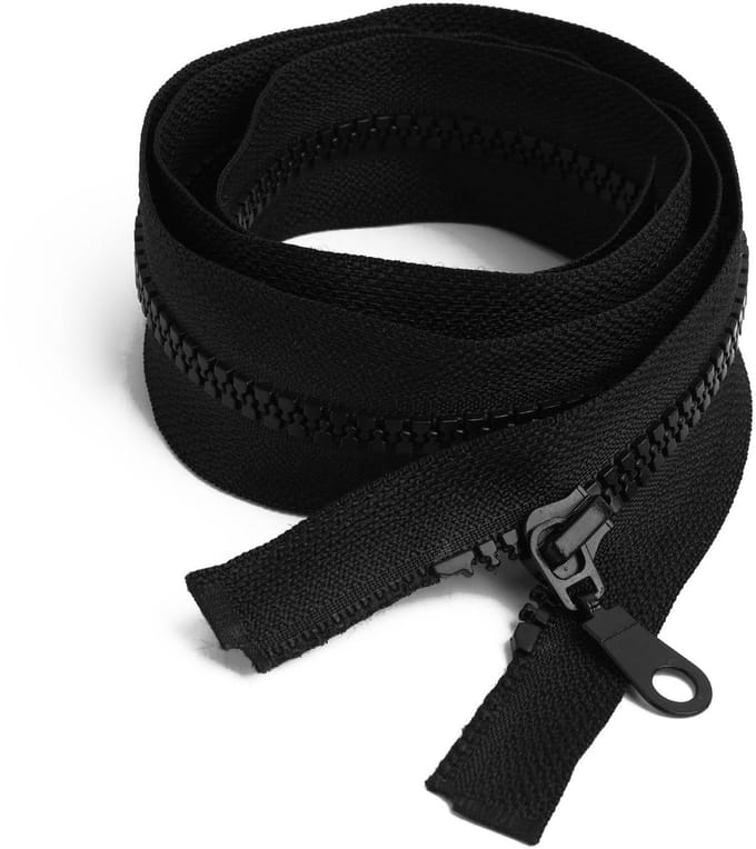 Scheidbare ritssluiting 80 cm, maat 5, breedte 31 mm