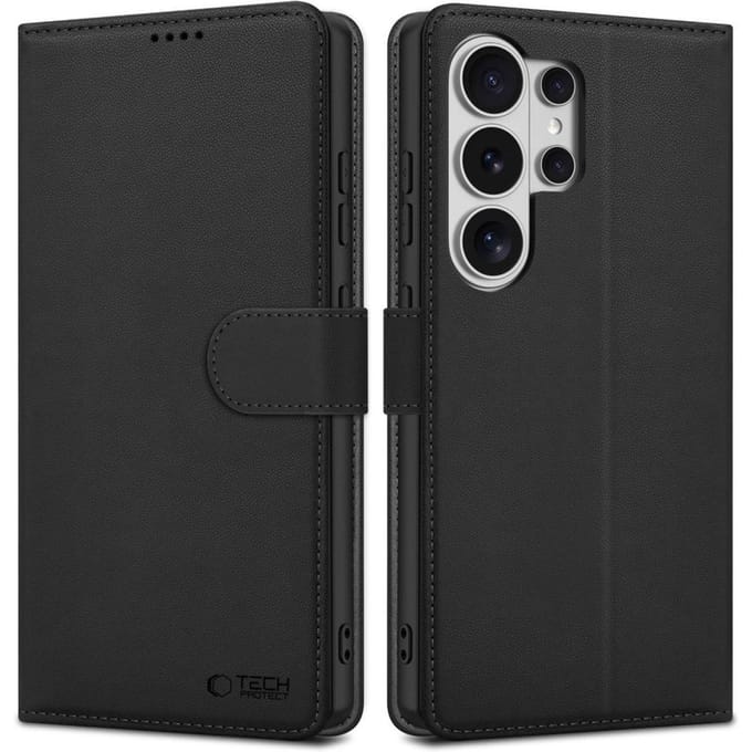Tech-Protect Wallet Case for Samsung Galaxy S26 Ultra - Black