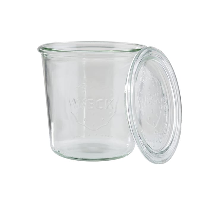APS Voorraadpot - Bewaarpot - Vaatwasserbestendig - 2-Delige Set - Glas - Transparant - Ø 11 cm