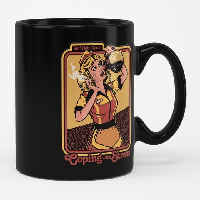 Steven Rhodes Kopje/koffiemok Coping With Stress Mug