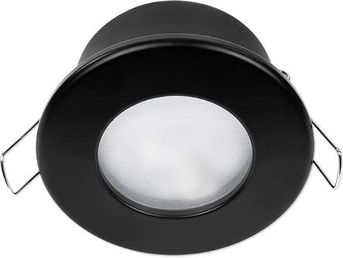 Inbouw spot GU10 - IP44 - Aluminium - Rond armatuur - Met diffuser