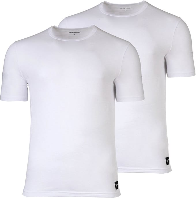 Emporio Armani T-shirt ESSENTIAL LOGOLABEL Set van 2