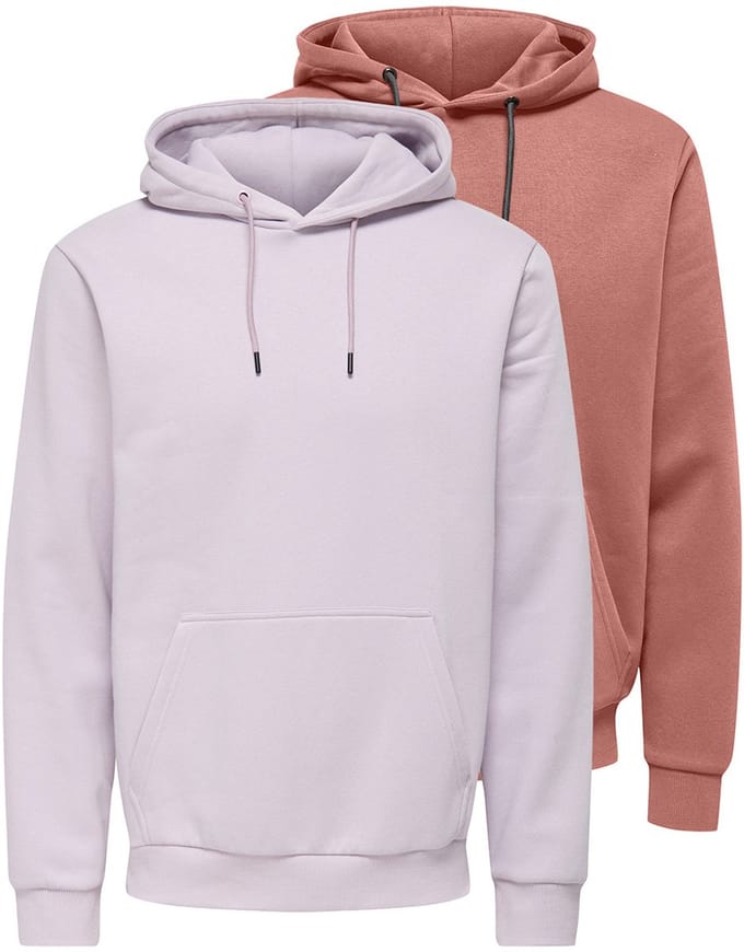 Only & Sons Heren hoddie 2 pack Ceres