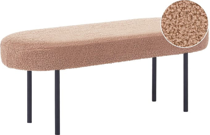 WOLFEBORO - Bankje - Lichtbruin - Bouclé