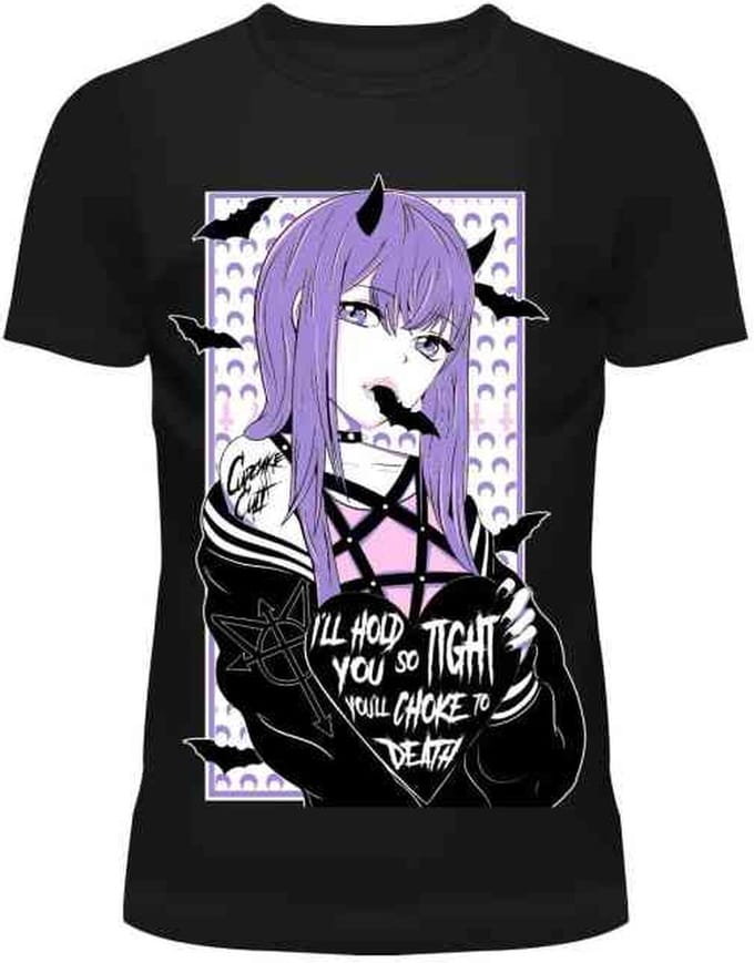 Cupcake Cult - DEATH CHOKE Dames Tshirt - XL - Zwart