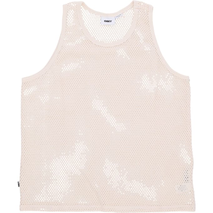 Tower Mesh-tanktop voor heren, ongebleekt