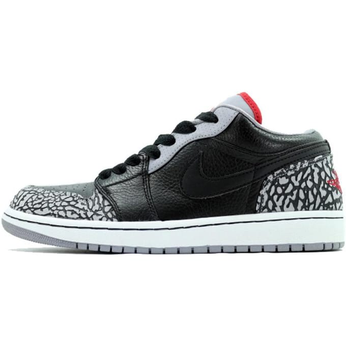 Air Jordan 1 Phat Low 'Black Cement' 350571-061 42