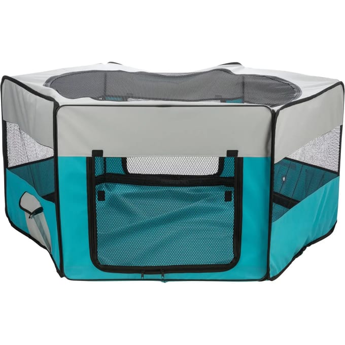 Trixie - Indoor Knaagdierren - Turquoise / Grijs - 150 x 65 cm