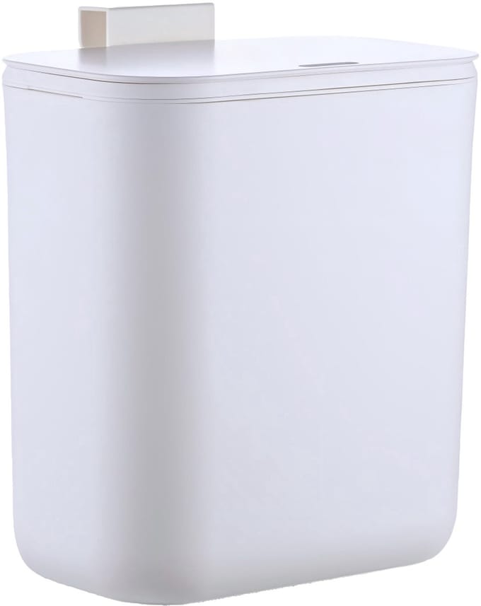 Gft afvalbakje - 9 liter - wit