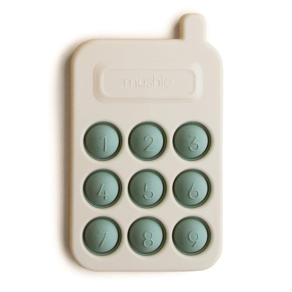 Mushie - Pop It Telefoon - Sensorische Siliconen Speelgoed - Activiteiten speelgoed - Camebridge Blue