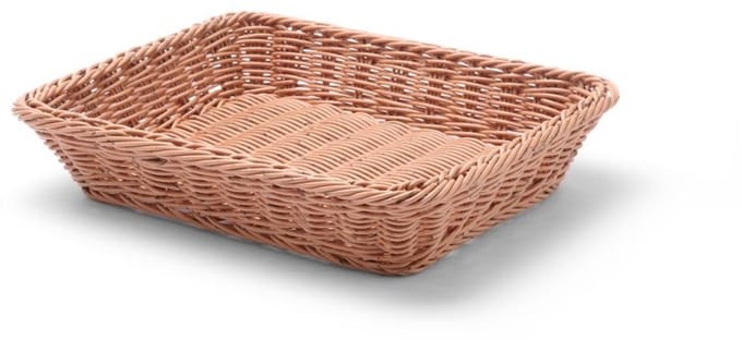 Broodmand - Bakkersmand - Brood Presentatie - Verstevigd Stalen Frame - GN1/2 - Naturel