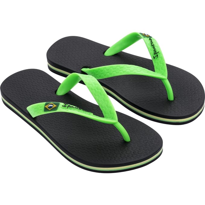 Ipanema Classic Brasil Kids - Jongens Slippers - Black/Green