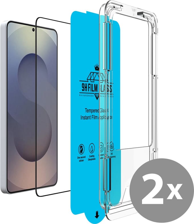 Cazy screenprotector geschikt voor Samsung Galaxy S26 Ultra - Screenprotector met Applicator - 2 Stuks