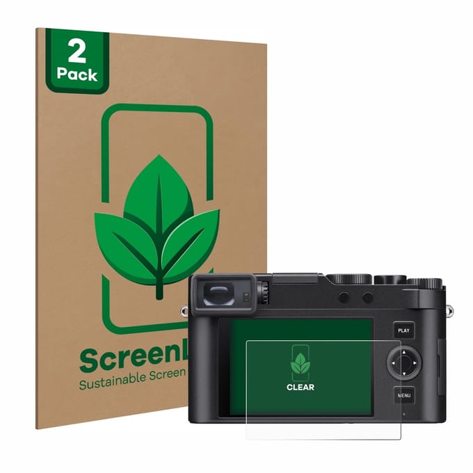 2 Stuks Screenprotector voor Leica D-Lux 8 - Hoogwaardige Beschermfolie transparant
