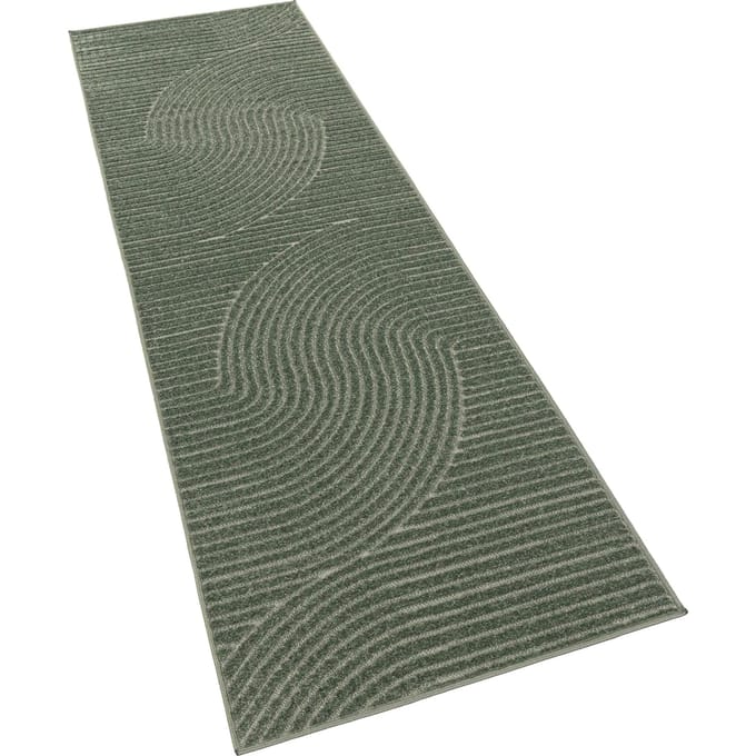 Binnen- en buitenkleed Cotara groen 80x250 cm