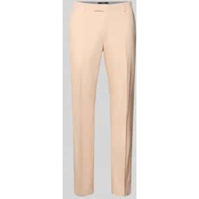 Straight fit stoffen broek van een viscosemix model 'Blayr'