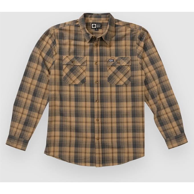 Salty Crew Daybreak Flannel Shirt bruin