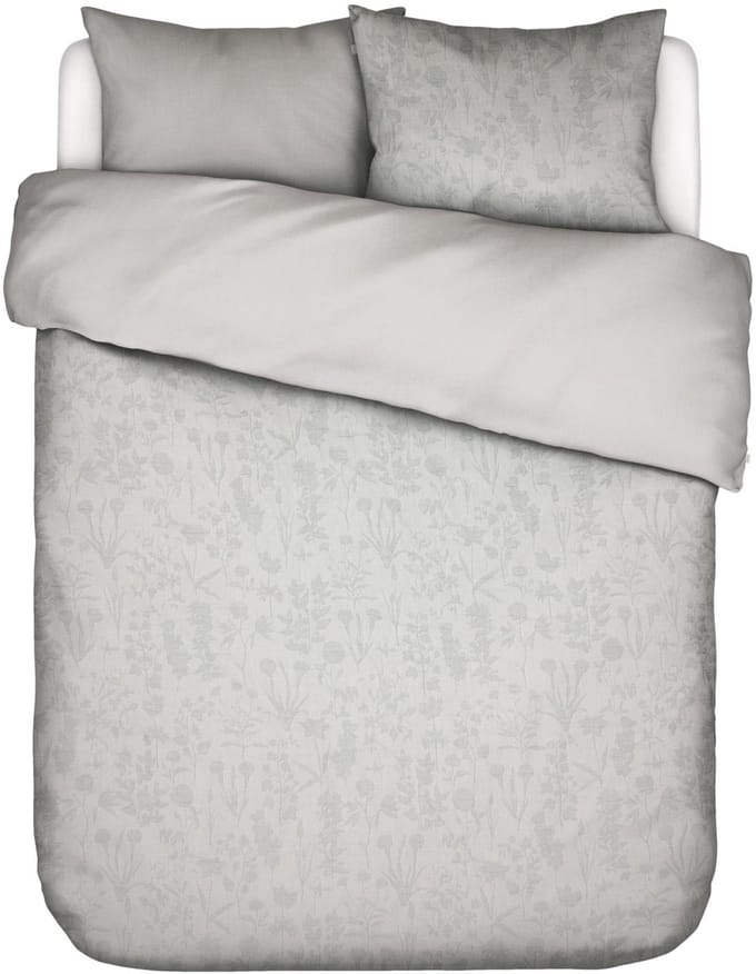 Essenza Maribel Dekbedovertrek Katoen Grijs - Tweepersoons – 200x200/220 cm