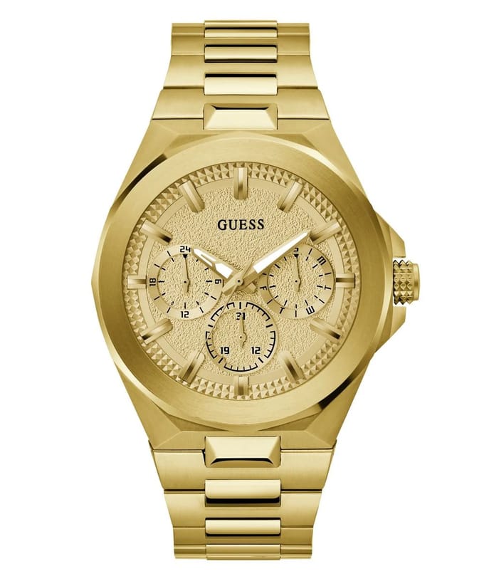 Guess Dashboard GW0798G2 Horloge - Staal - Goudkleurig - Ø 46 mm