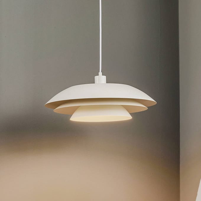 Dyberg Larsen Hanglamp Dl45 Led 45 X 13 Cm E27 60w Wit