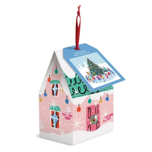 Tree Skaters 130 Piece Puzzle Ornament - Galison