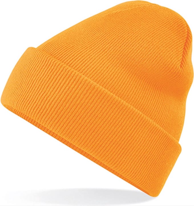 Finnacle - Beanie - Muts - Gehaakt - Muts voor de winter - Flourescent Oranje