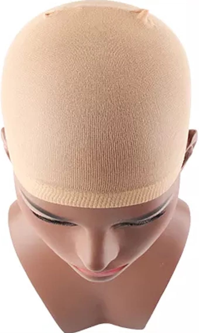 Without Lemon - Lichtbruin - Pruik Kap - Haar Net - Pruik Kous - Wig Cap - Elastisch - Uitrekbaar - One Size - Set van 2
