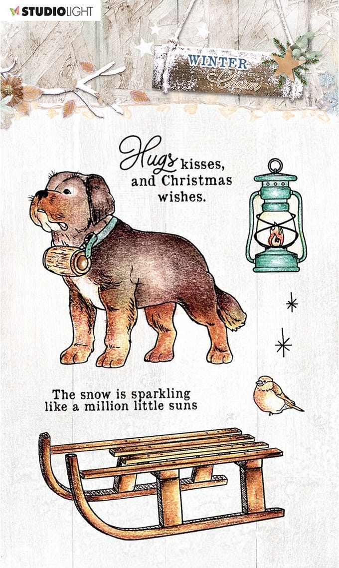 Studio Light Clear Stamp - Winter Charm nr.488 - 105x148mm