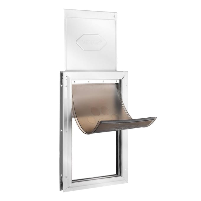 Huisdierluik voor Deur met Slot en Magnetisch Klepsysteem Aluminium Frame Groot