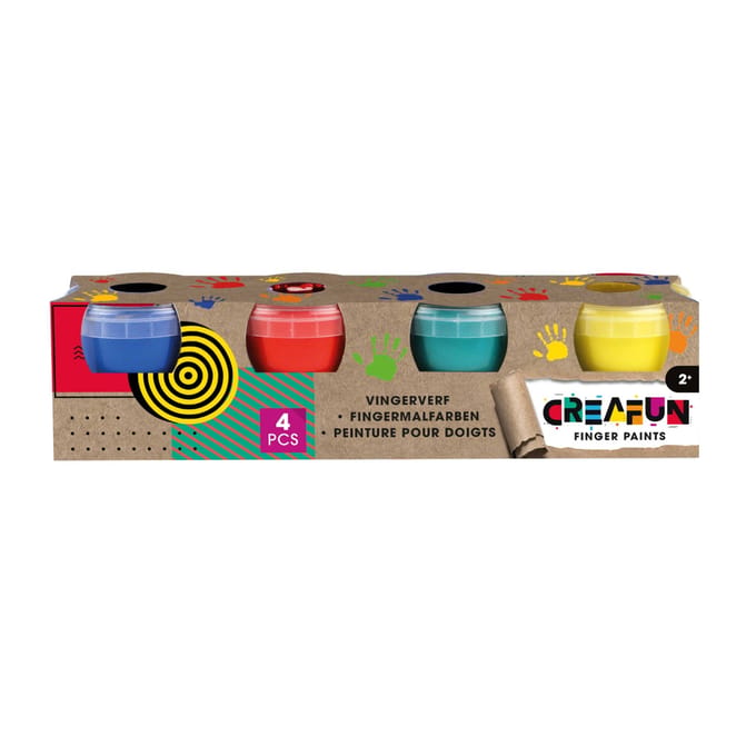 Creafun vingerverf 4 X 140 Gram
