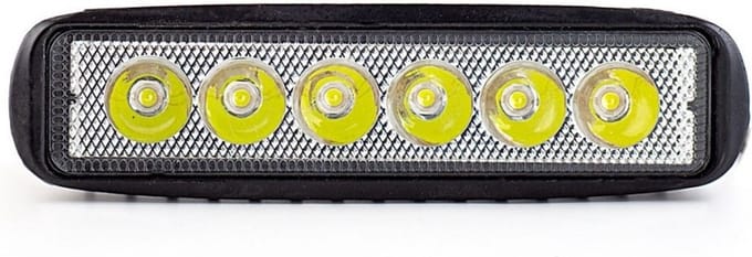LED werklamp - 18W - 6 LED - 1680 lumen