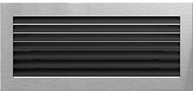 Ventilatierooster voor Haard - 17cm x 37cm Gesloten Model