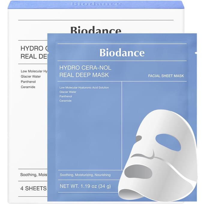 [Biodance] Hydro Cera-nol Real Deep Mask 4EA white