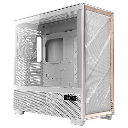 Antec FLUX PRO White EUV Full Tower Wit, Hout