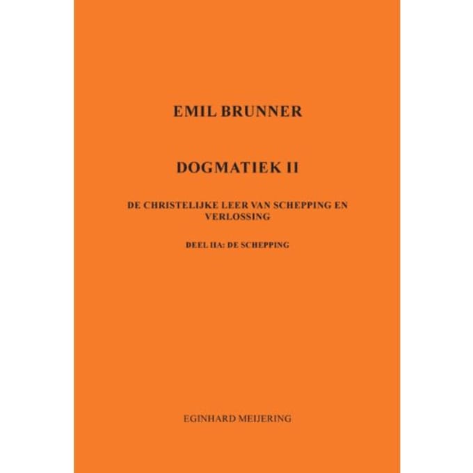 Emil Brunner - Eginhard Meijering