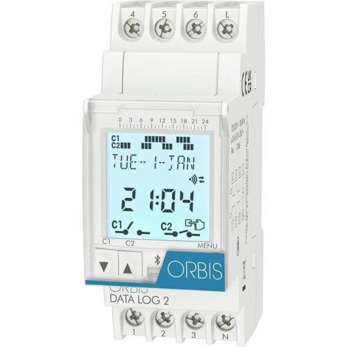 ORBIS Zeitschalttechnik DATA LOG 2 230 V DIN-rail schakelklok Digitaal 250 V/AC