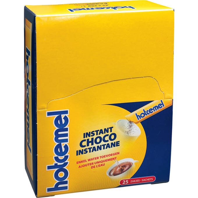 Hotcemel instant choco chocolademelk - 25 stuks