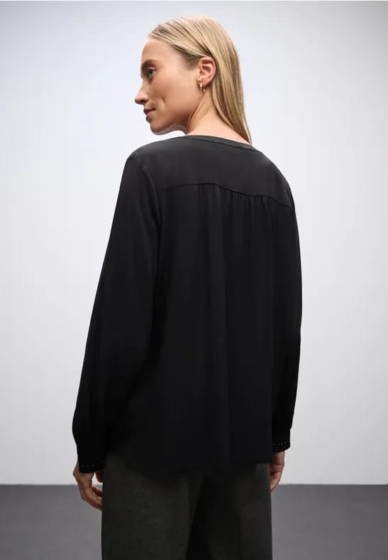 Dames tuniekblouse met knopen Cecil Uni