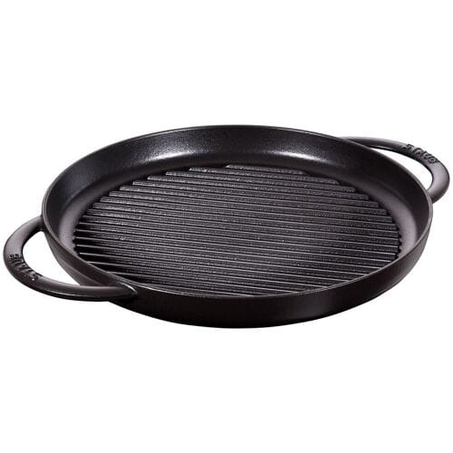 STAUB GRILL PANS - Pure Grill - Ø 300mm - Gietijzer - Zwart