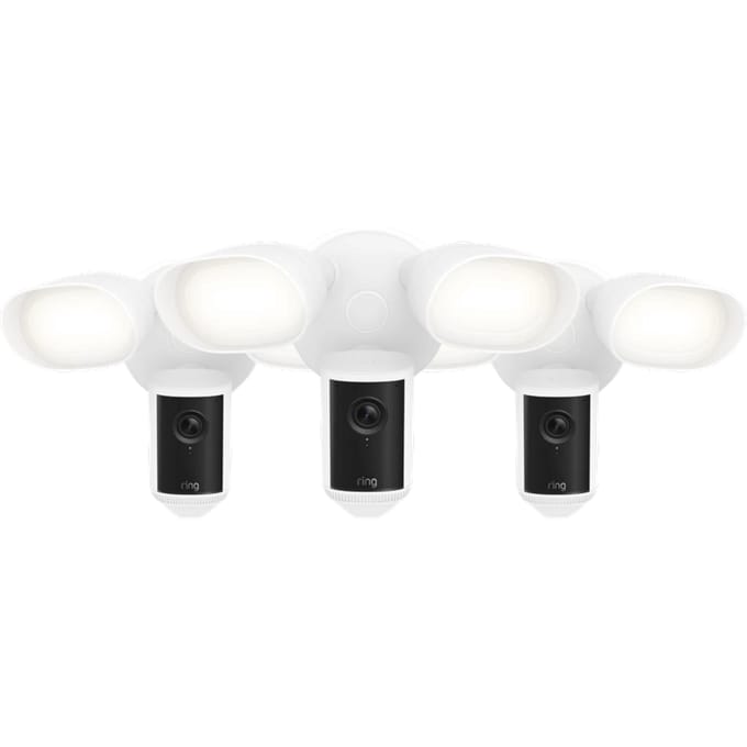 Ring Floodlight Camera Wired Pro 2e Generatie Wit 3-Pack