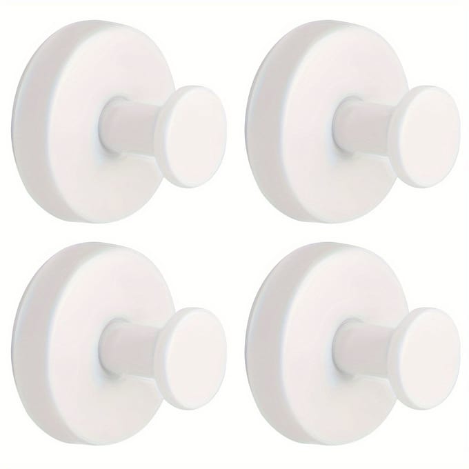 Livé® Wit Zuignaphaken – 4 stuks Roestvrijstaal Waterdicht