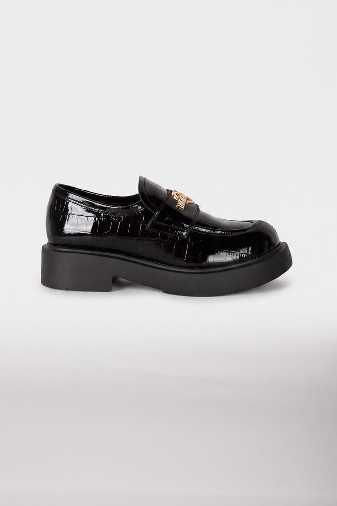 Moschino Loafer Black Taglia: 36 | Mocassini Outlet | Donna | Nero