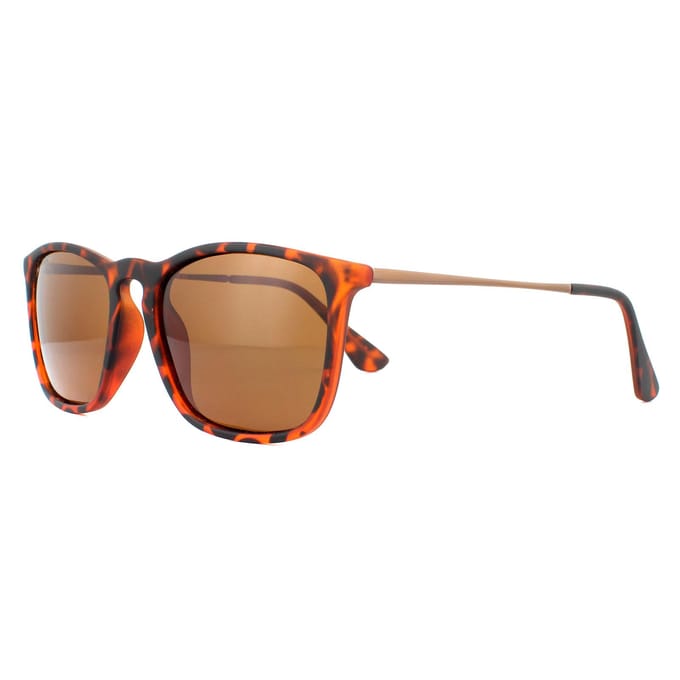 Montana Zonnebril MP34 C Bruin Turtle Rubbertouch Bruin Gepolariseerd