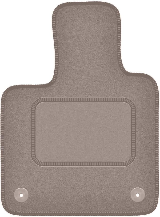Beige bestuurdersmat voor: Fiat E-500 / 500 Electric hatchback (2020-)